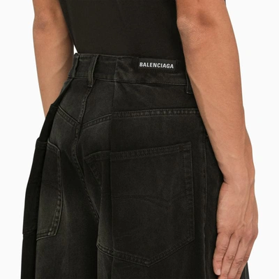 Shop Balenciaga Double Side Trousers In Black