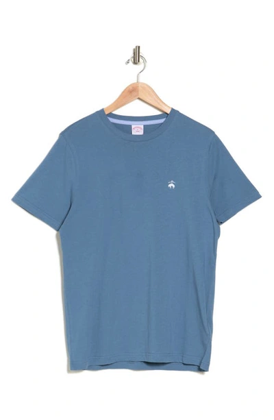 Shop Brooks Brothers Cotton Jersey T-shirt In Captains Blue