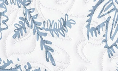 Ienjoy Home All Season Jacobean King 3-piece Down Alternative Reversible Comforter Set In Dusk Blue