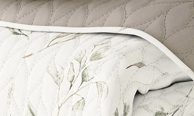 Shop Ienjoy Home All Season Watercolor 3-piece Down Alternative Reversible Comforter Set In Latte
