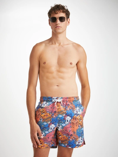 Shop Derek Rose Men's Swim Shorts Maui 60 Multi