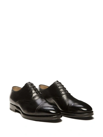 Bally Scolder Leather Oxford Shoes In Black ModeSens