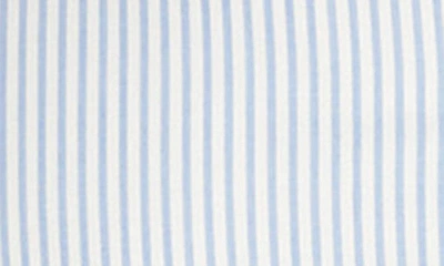 Shop Pari Passu Oli Stripe Poplin Shirt In Blue/ White