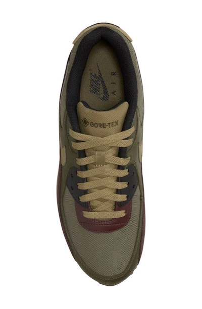 Shop Nike Air Max 90 Gore-tex® Waterproof Sneaker In Medium Olive/ Olive/ Khaki