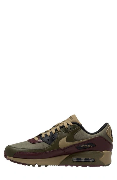 Shop Nike Air Max 90 Gore-tex® Waterproof Sneaker In Medium Olive/ Olive/ Khaki