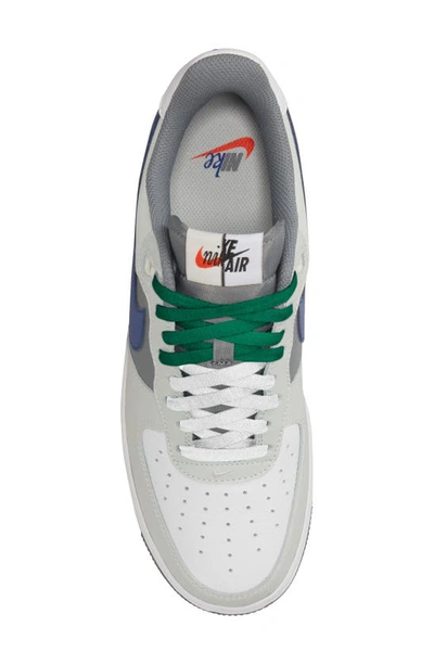 Shop Nike Air Force 1 '07 Lv8 Sneaker In Silver/ Royal Blue/ White