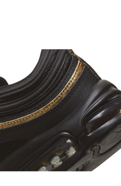 Shop Nike Air Max 97 Sneaker In Black/ Metallic Gold