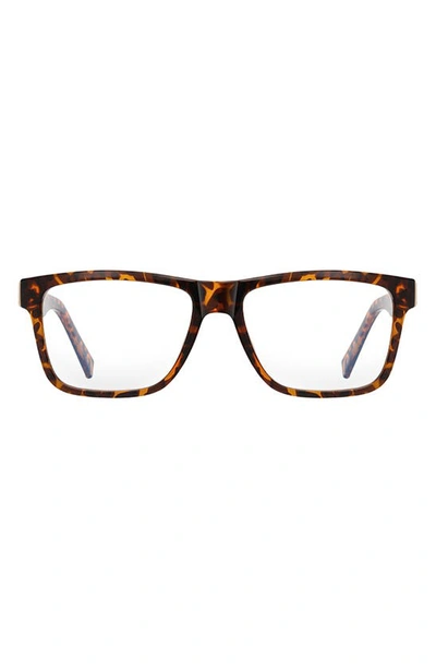 Shop Fifth & Ninth Parker 57mm Square Blue Light Blocking Glasses In Torte