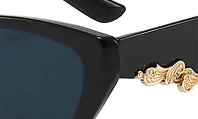 Fifth & Ninth Brynn 56mm Polarized Cat Eye Sunglasses In Black