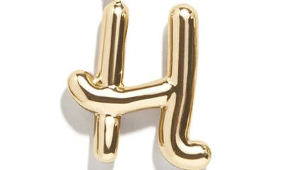 Shop Baublebar Bubble Initial Necklace In Gold H