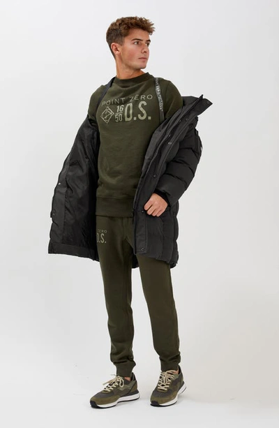 Point Zero Levi Water-resistant Packable Hooded Puffer Coat In Black