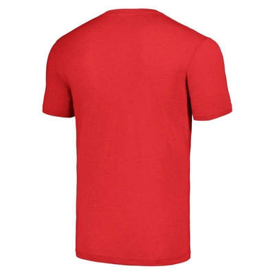 Shop Homage Unisex  Scarlet San Francisco 49ers The Nfl Asl Collection By Love Sign Tri-blend T-shirt