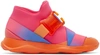 CHRISTOPHER KANE Pink Neoprene Buckle High-Top Sneakers