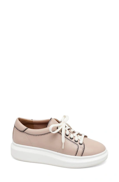 Linea Paolo Kelsey Sneaker In Blush Pink Leather
