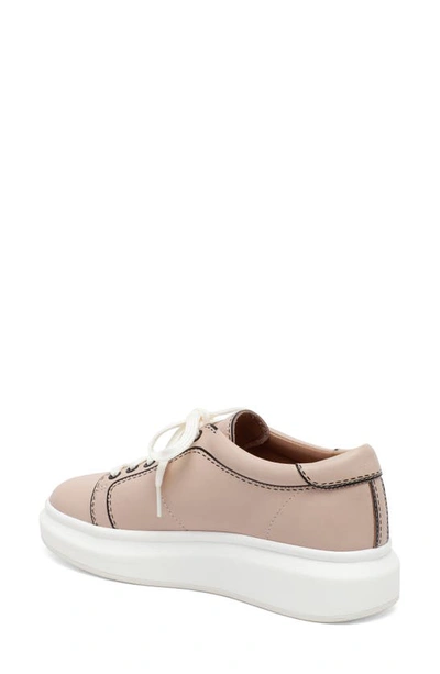 Linea Paolo Kelsey Sneaker In Blush Pink Leather