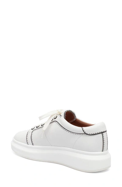 Linea Paolo Kelsey Sneaker In White Leather