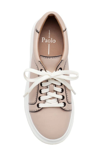 Linea Paolo Kelsey Sneaker In Blush Pink Leather