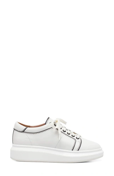 Linea Paolo Kelsey Sneaker In White Leather