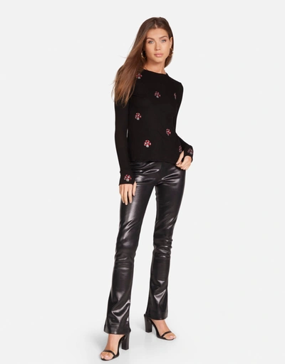 Lauren Moshi Mckinley Crystal Mushrooms In Black