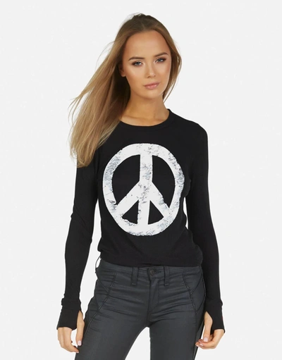 Shop Lauren Moshi X Mckinley X Vintage Peace In Black