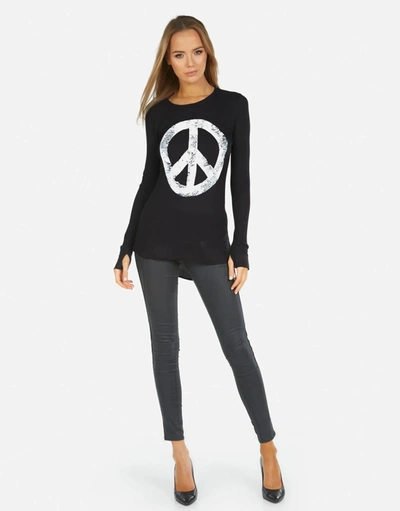 Shop Lauren Moshi X Mckinley X Vintage Peace In Black