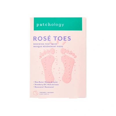 Shop Patchology Rosé Toes Renewing And Protecting Foot Mask In Default Title