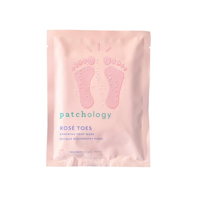 Shop Patchology Rosé Toes Renewing And Protecting Foot Mask In Default Title