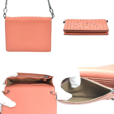 Shop Bottega Veneta Orange Leather Shopper Bag ()
