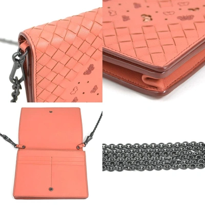 Shop Bottega Veneta Orange Leather Shopper Bag ()