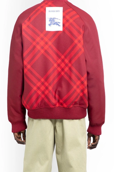 Shop Burberry Jackets In Red