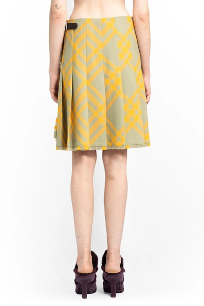 Shop Burberry Skirts In Multicolor