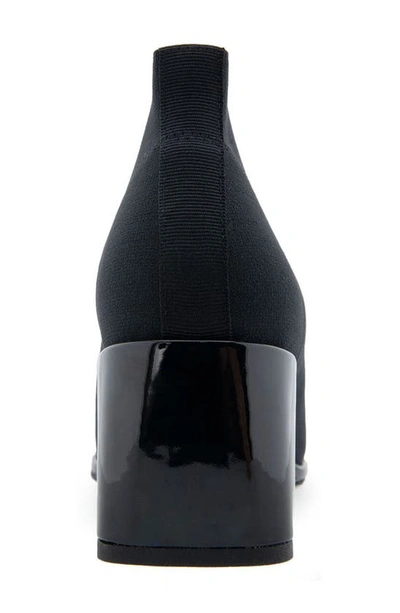 Aerosoles Anini Boot-ankle Boot-wedge In Black Elastic