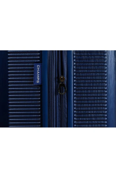 Champs 3-piece Iconic Ii Hardside Luggage Set In Navy