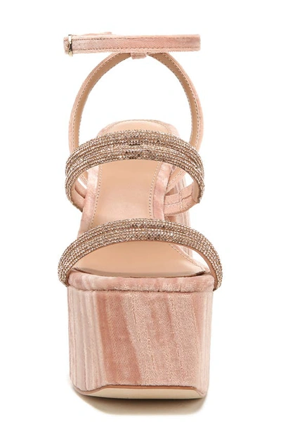 Shop Circus Ny By Sam Edelman Mila Jewel Ankle Strap Platform Sandal In Blonde Se