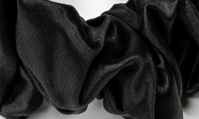 Shop Blissy 3-pack Silk Scrunchies In Black
