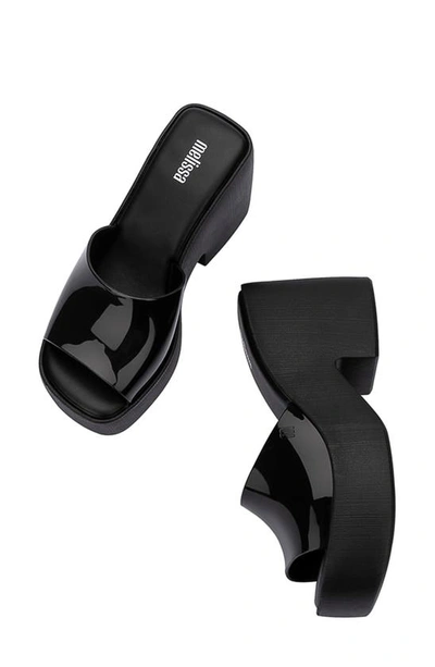Melissa Women's Posh Ad Slip On Platform High Heel Sandals In Black