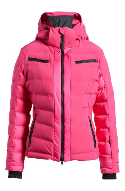 Shop Capranea Vanta Ii Water Resistant Stretch Down Jacket In Cabaret Pink