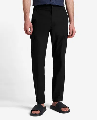 Kenneth Cole Slim Fit Stretch Cargo Pant In Black