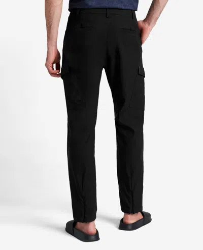 Kenneth Cole Slim Fit Stretch Cargo Pant In Black