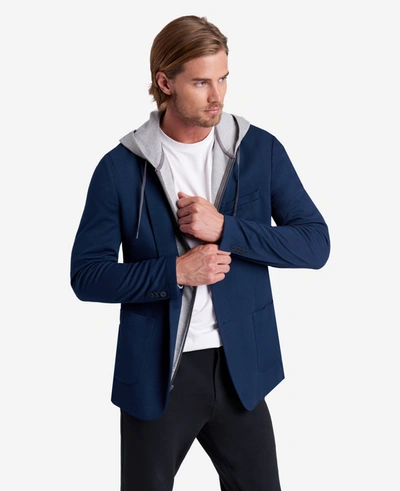 Shop Reaction Kenneth Cole Knit Blazer In Royal