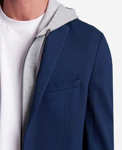 Shop Reaction Kenneth Cole Knit Blazer In Royal