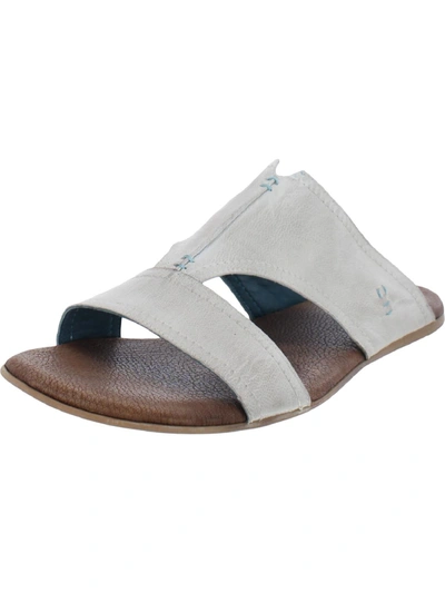 Shop Roan By Bed Stu Womens Leather Slip-on Slide Sandals In Beige