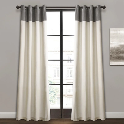 Shop Lush Decor Milo Linen Window Curtain Panel Set
