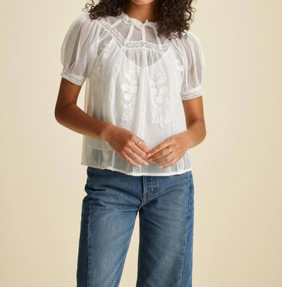 Shop St. Roche Leith Top In Milky In White