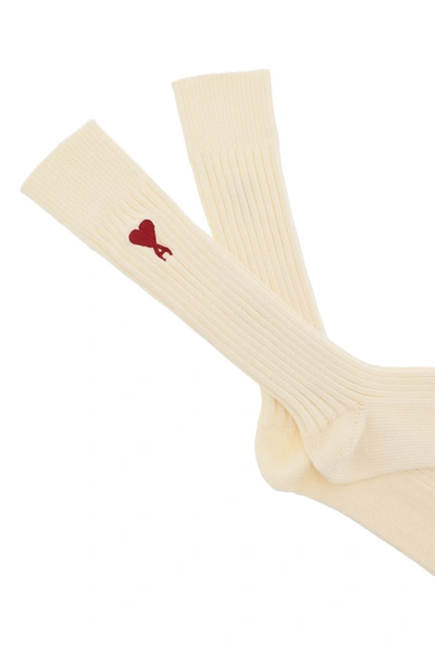 Shop Ami Alexandre Mattiussi Ami De Coeur Socks Tri Pack