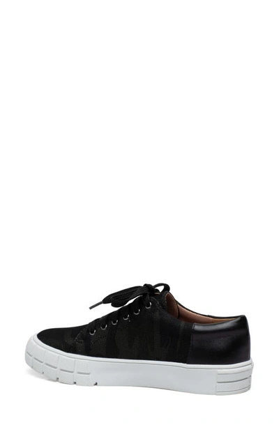 Linea Paolo Kenzi Platform Sneaker In Camo/ Black