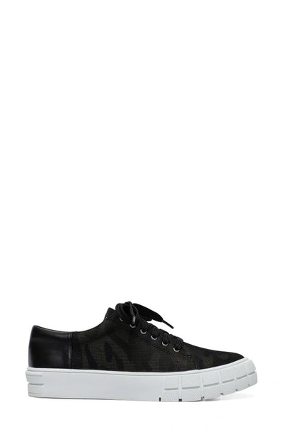 Linea Paolo Kenzi Platform Sneaker In Camo/ Black