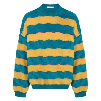 Shop Avril 8790 Sweaters In Blue/yellow