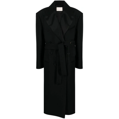 Shop Calcaterra Coats In Black