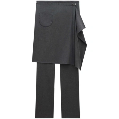 Shop Courrèges Pants In Grey
